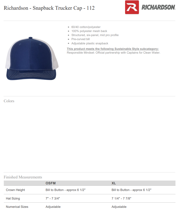 Flint Cooper Snapback Trucker Cap