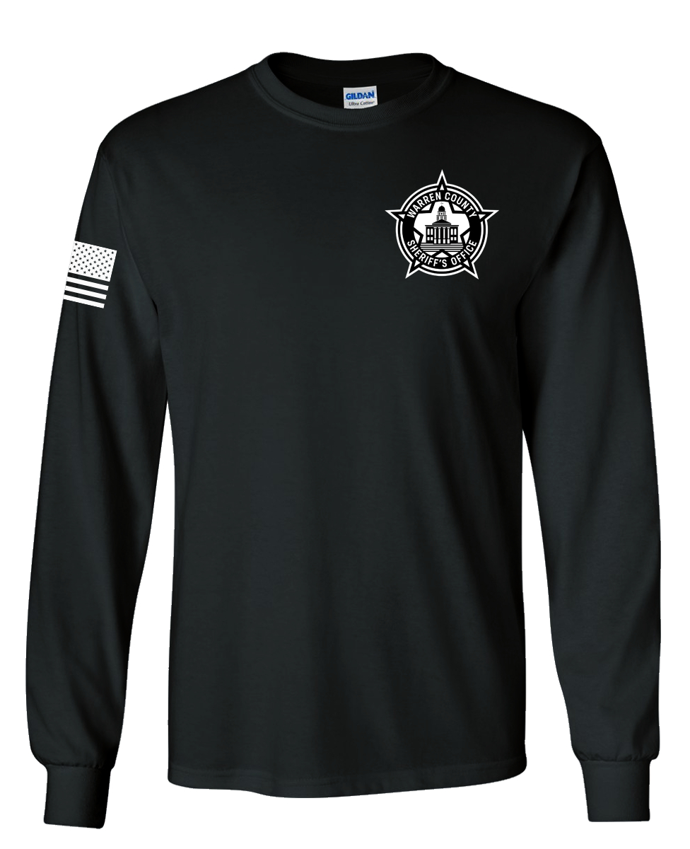 Warren County Sheriff's Office Black Long Sleeve T-shirt