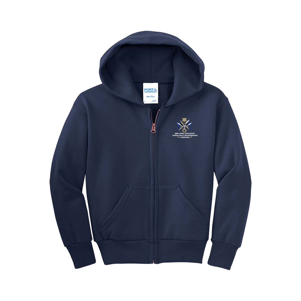 Aviation & Air Sensors Division Youth Full Zip Fleece Hoodie NEW