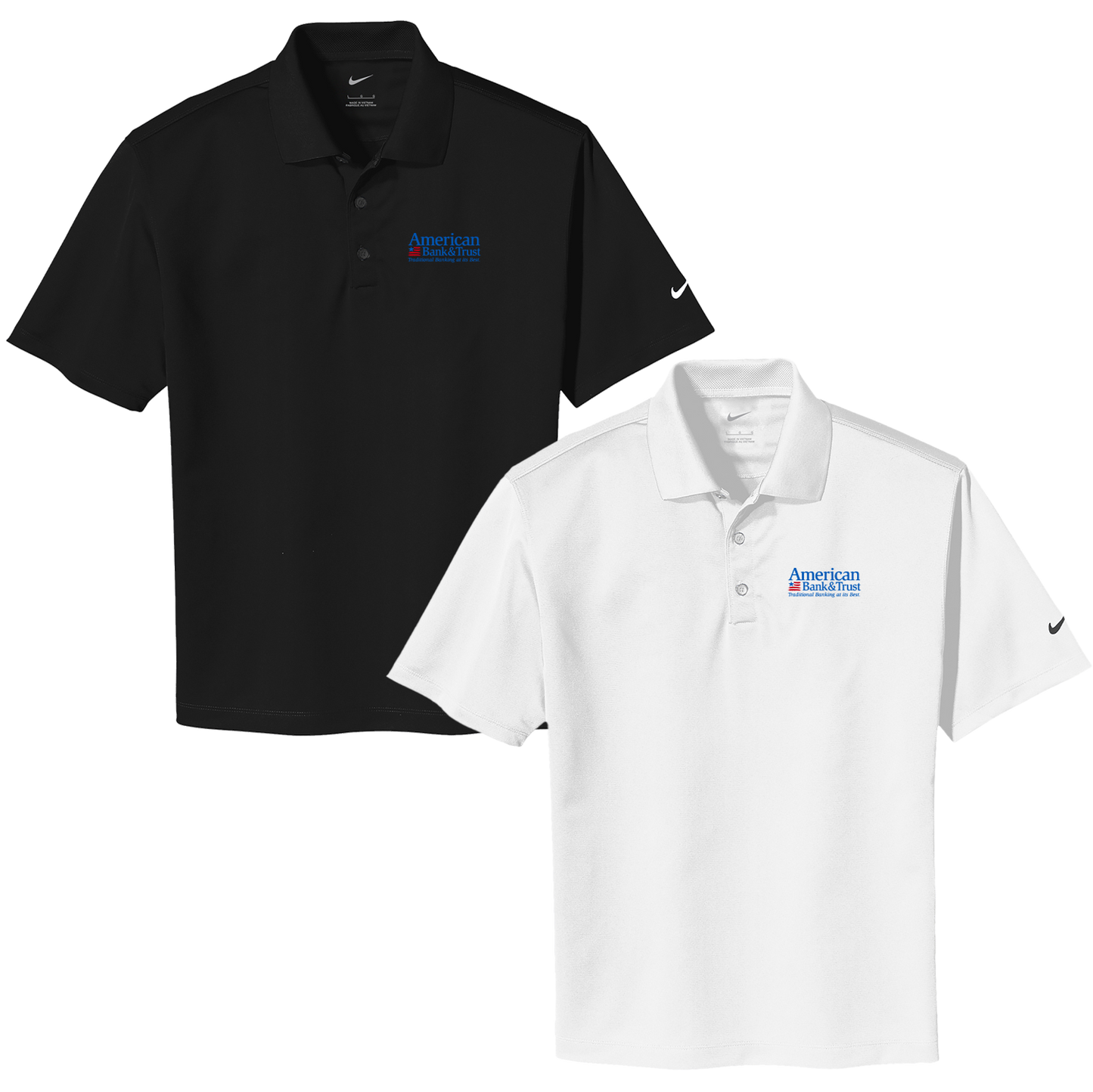 American Bank & Trust Full Color Logo Polo