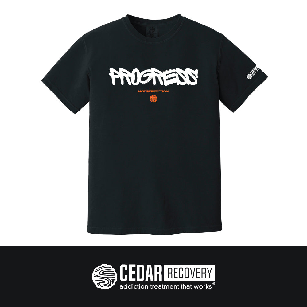 Cedar Recovery Progress Not Perfection T-shirt