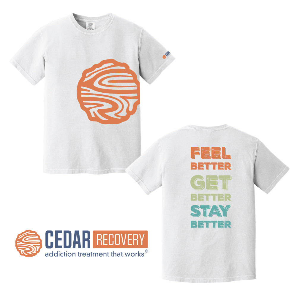 Cedar Recovery Feel.Get.Stay T-Shirt