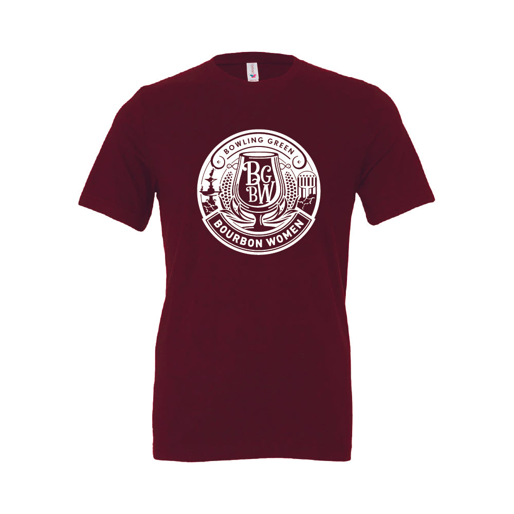 BG Bourbon White Crest Tee