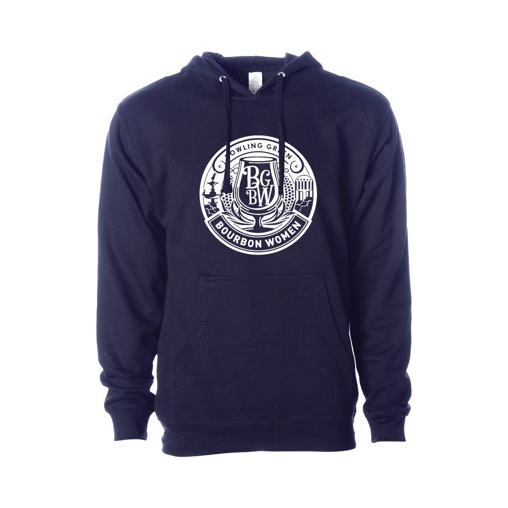 BG Bourbon White Crest Hoodie