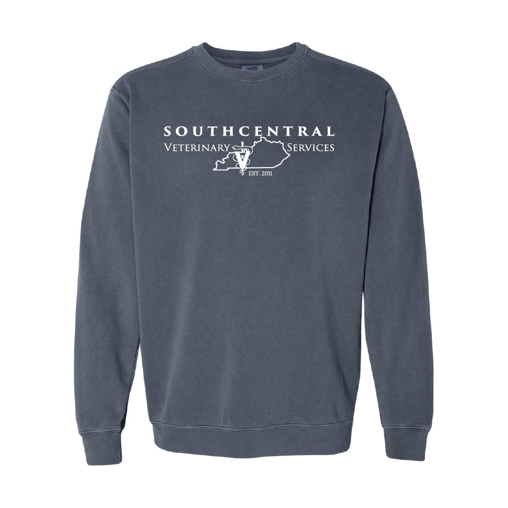 South Central Veterinary Services- Comfort Colors Crewneck Sweatshirt