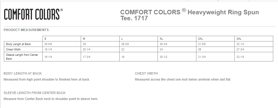 Cedar Recovery Comfort Colors Tee