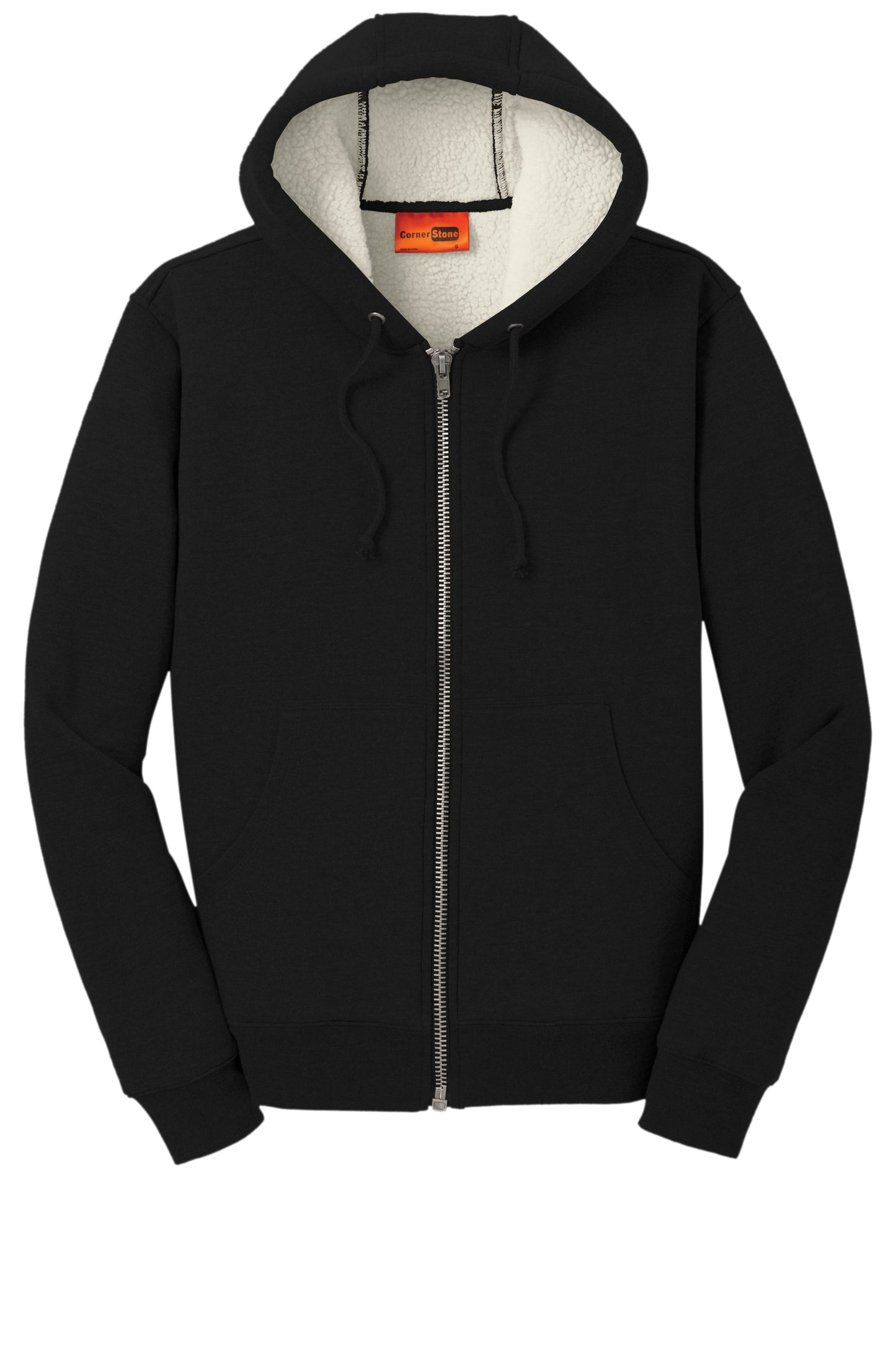 DATC Cornerstone Heavyweight Sherpa Lined Hooded Fleece Jacket - Embroidered