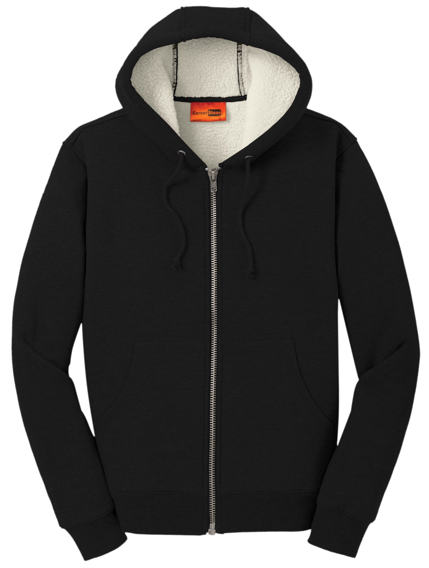 DATC Cornerstone Heavyweight Sherpa Lined Hooded Fleece Jacket - Embroidered