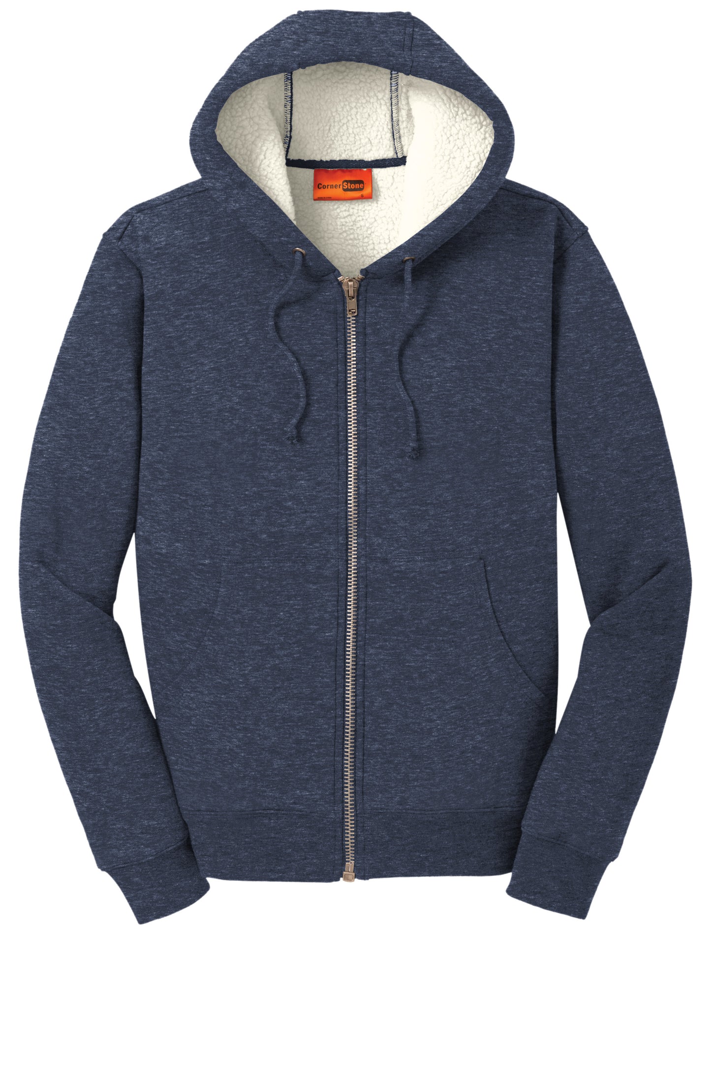 DATC Cornerstone Heavyweight Sherpa Lined Hooded Fleece Jacket - Embroidered