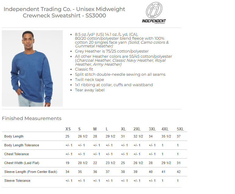 UKSEC - Midweight Crewneck Sweatshirt
