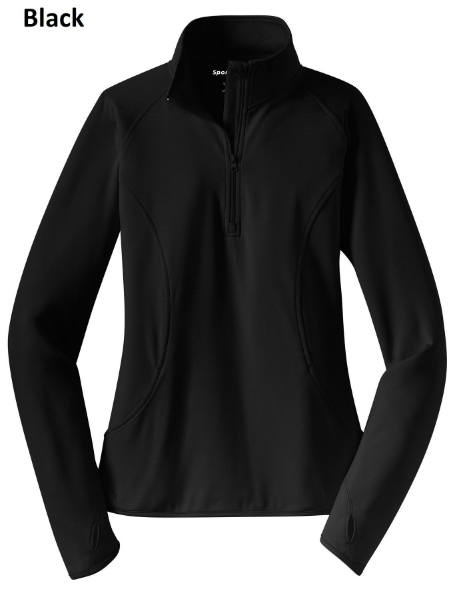 WCPS Ladies Sport-Wick Stretch 1/4 Zip Pullover