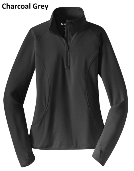 WCPS Ladies Sport-Wick Stretch 1/4 Zip Pullover