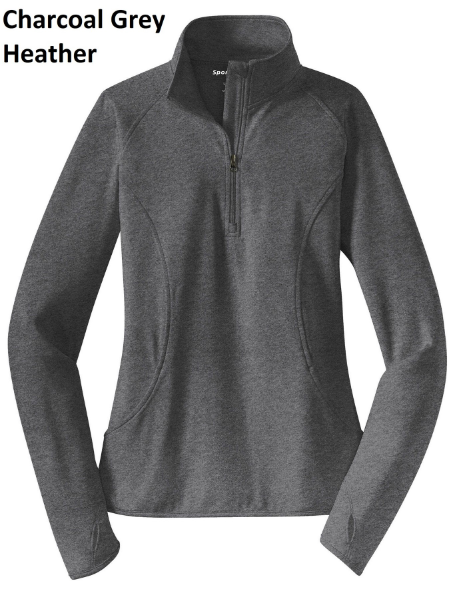 WCPS Ladies Sport-Wick Stretch 1/4 Zip Pullover