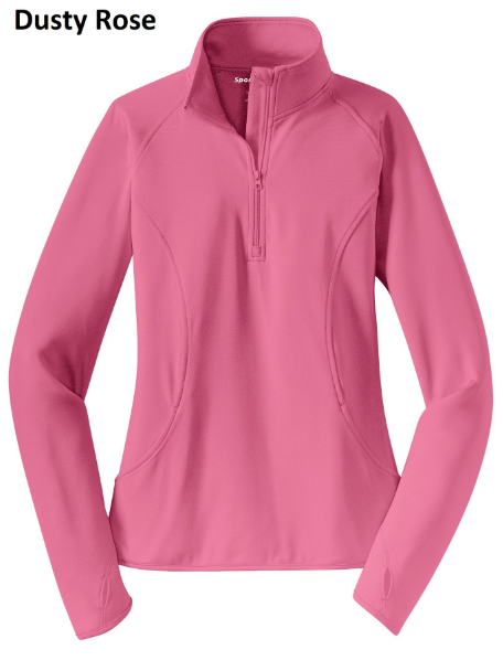 WCPS Ladies Sport-Wick Stretch 1/4 Zip Pullover