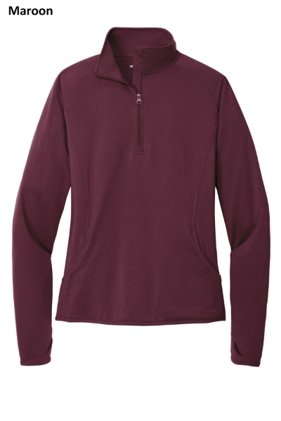 WCPS Ladies Sport-Wick Stretch 1/4 Zip Pullover