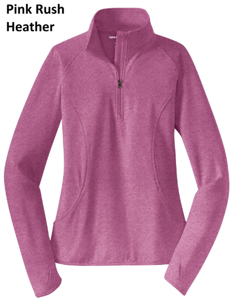 WCPS Ladies Sport-Wick Stretch 1/4 Zip Pullover