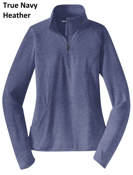 WCPS Ladies Sport-Wick Stretch 1/4 Zip Pullover