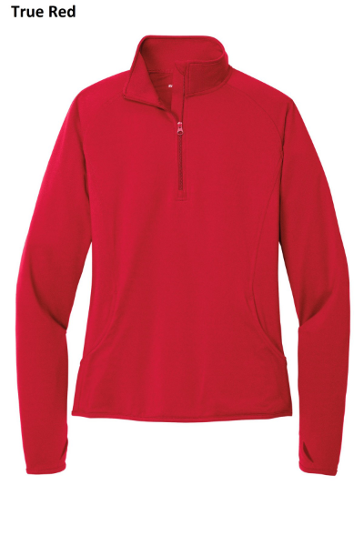 WCPS Ladies Sport-Wick Stretch 1/4 Zip Pullover