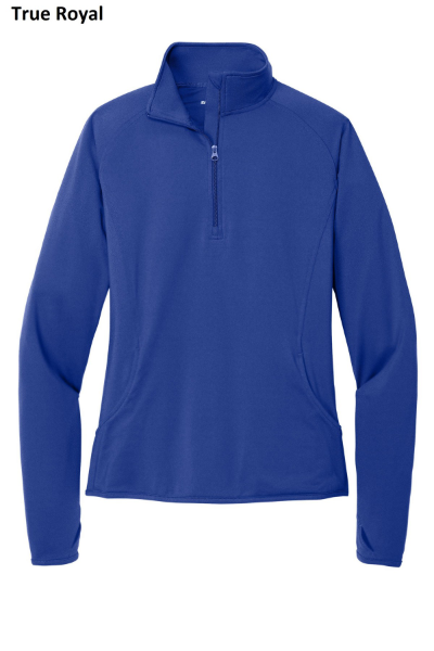 WCPS Ladies Sport-Wick Stretch 1/4 Zip Pullover