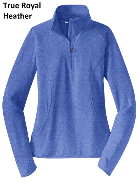 WCPS Ladies Sport-Wick Stretch 1/4 Zip Pullover