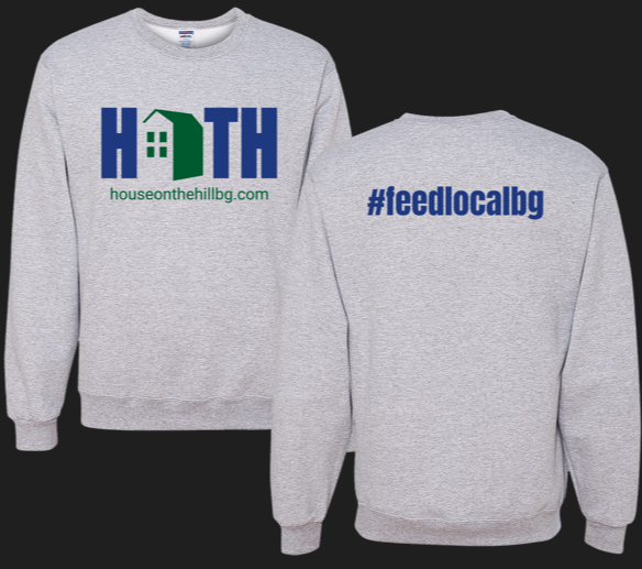 House on the Hill Front and Back logo Crewneck Sweatshirt