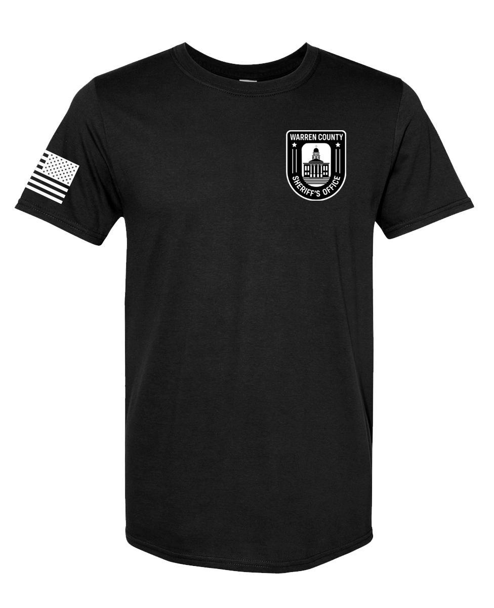 Warren County Sheriff's Office Black Short Sleeve T-shirt