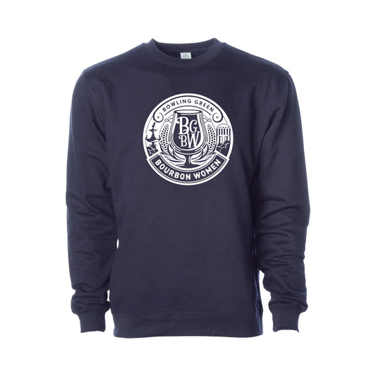 BG Bourbon White Crest Crewneck Sweatshirt