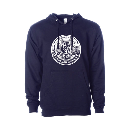 BG Bourbon White Crest Hoodie