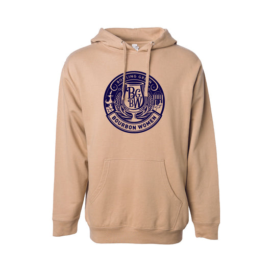 BG Bourbon Navy Crest Hoodie