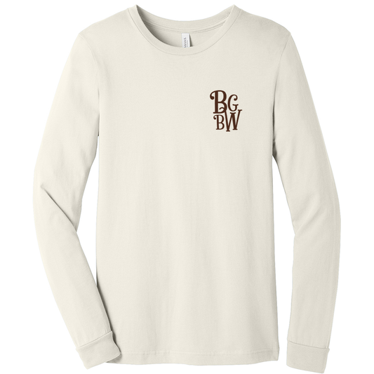 BG Bourbon Monogram Long Sleeve Tee