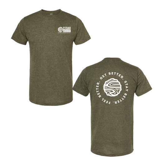 Cedar Recovery Green Tee
