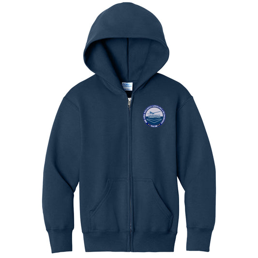 Aviation & Air Sensors Division Youth Full Zip Fleece Hoodie NEW