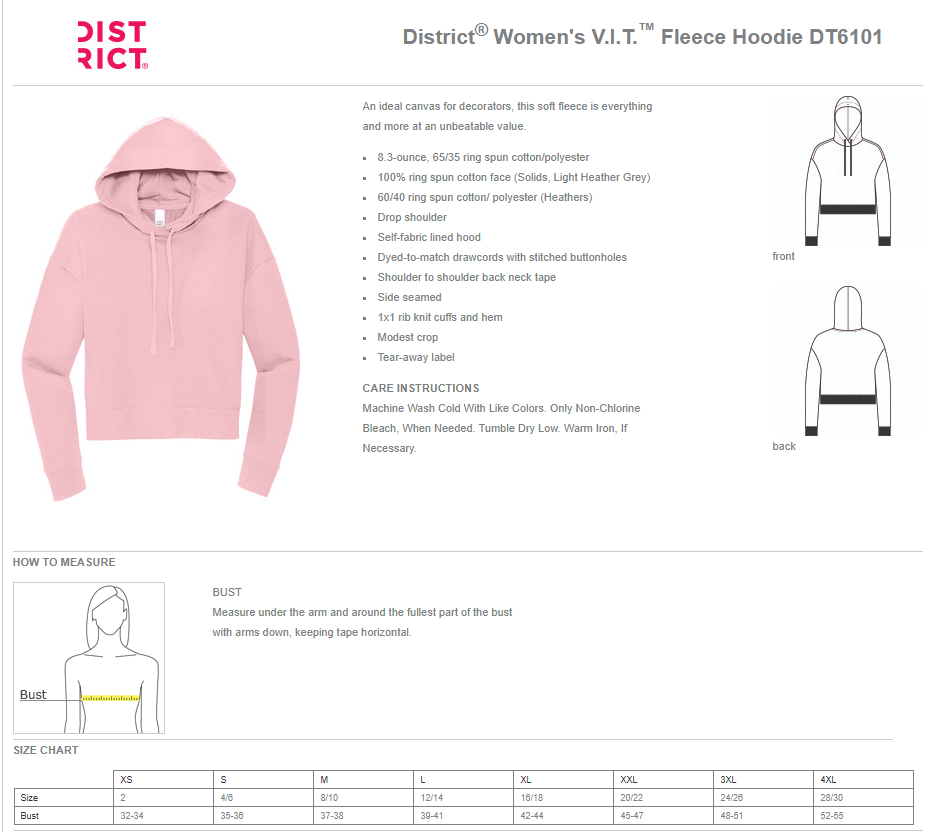 Aviation & Air Sensors Division District Women's Hoodie