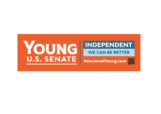 Young for Senate Bumper Sticker